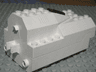 Electric, Light & Sound Rocket Engine, Battery Box with White Cover (no pattern)