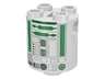 Brick, Round 2 x 2 x 2 Robot Body with Black Lines and Green Pattern (R2 Unit)
