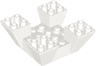 Slope, Inverted 65 6 x 6 x 2 Quad with Cutouts
