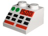 Slope 45 2 x 2 with Black, Green, and Red Buttons and '15.00' Pattern