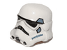 Minifigure, Headgear Helmet SW Stormtrooper, 2 Chin Holes, Dark Blue and Sand Blue Pattern
