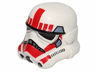 Minifigure, Headgear Helmet SW Stormtrooper, 2 Chin Holes, Red and Sand Blue Pattern (Imperial Shock Trooper)