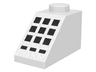Slope 45 2 x 1 with Keypad with Black Buttons Pattern