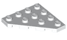 Wedge, Plate 4 x 4 Cut Corner