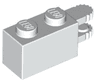 Hinge Brick 1 x 2 Locking with 2 Fingers Horizontal End