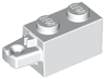 Hinge Brick 1 x 2 Locking with 1 Finger Horizontal End