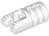 Hinge Cylinder 1 x 2 Locking with 2 Fingers and Axle Hole on Ends with Slots