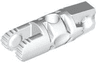 Hinge Cylinder 1 x 3 Locking with 1 Finger and 2 Fingers on Ends with Hole