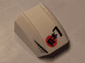 Slope, Curved 2 x 2 Lip with Japanese Logogram '日本' (Japan) '7' Pattern