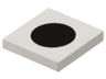 Tile 2 x 2 with Black Circle Small Pattern