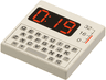 Tile 2 x 2 with Keyboard and Red '0:19' Pattern