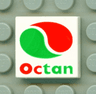 Tile 2 x 2 with 'Octan' Logo Pattern