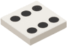 Tile 2 x 2 with 6 Black Dots Pattern