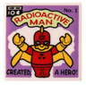 Tile 2 x 2 with Radioactive Man Comic Book Cover Pattern