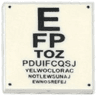 Tile 2 x 2 with Eye Test Chart Pattern