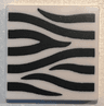 Tile 2 x 2 with Zebra Stripes Pattern