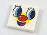 Tile 2 x 2 with PPG Smartphone Face with Red Nose Pattern