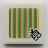 Tile 2 x 2 with Super Mario Scanner Code Lakitu Pattern (Sticker) - Set 71389