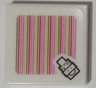 Tile 2 x 2 with Super Mario Scanner Code Mechakoopa Pattern (Sticker) - Set 71402