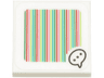 Tile 2 x 2 with Super Mario Scanner Code Toad Speech Bubble with Ellipsis Pattern (Sticker) - Sets 71403 / 71408 / 71410 / 71413 / 71419 / 71435