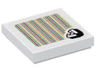 Tile 2 x 2 with Super Mario Scanner Code Piranha Plant Pattern (Sticker) - Set 71409