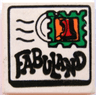 Tile 2 x 2 with Fabuland Mail Envelope, Text and '1' Stamp Pattern
