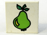 Tile 2 x 2 with Fabuland Pear Pattern