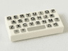 Tile 1 x 2 with Computer Keyboard Simple Pattern