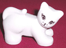 Duplo Cat with Almond Eyes and Eyelashes Pattern