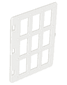 Duplo Door / Window Pane 1 x 4 x 4 with 9 Panes
