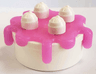 Duplo Cake with Trans-Dark Pink Frosting