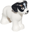 Dog, Friends Style, Shaggy Fur, Ears, and Tail with Black Ears and Nose, Stripe on Forehead, Medium Nougat Eyes and Eyebrows Pattern (Daisy)