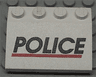 Slope 33 3 x 4 with Black 'POLICE' Red Line Pattern
