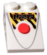 Slope 33 3 x 2 with Red Circle, Danger Stripes and 'LASER' Pattern