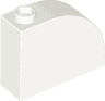 Slope, Curved 3 x 1 x 2 with Hollow Stud