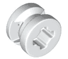 Wheel  8mm D. x 6mm with Slot