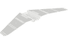 Wing Plate 16 x 56 x 2 with 6 x 10 Recessed Studs and 45 Holes