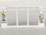 Door, Frame 2 x 16 x 6 with 3 Openings and 2 Studs on Either Side on Front with Supermarket Offers Pattern