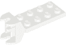 Hinge Plate 2 x 4 with Articulated Joint - Female
