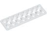 Technic, Plate 2 x 8 with 7 Holes