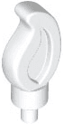 Wave Rounded Straight Single with Small Pin End (Candle Flame)