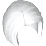 Minifigure, Hair Female Mid-Length, Parted on Right
