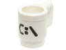 Minifigure, Utensil Cup with Black 'C:\' Pattern