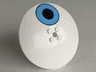 Dish 8 x 8 Inverted (Radar) with Black Circle on Medium Blue Circle Eye Pattern