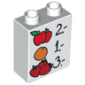 Duplo, Brick 1 x 2 x 2 with Apples, Orange, and Strawberries Prices Pattern
