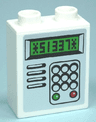 Duplo, Brick 1 x 2 x 2 with Keypad and '51337' Display Pattern
