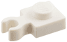 Plate, Modified 1 x 1 with Open O Clip Thin (Vertical Grip)