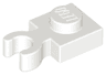 Plate, Modified 1 x 1 with Open O Clip Thick (Vertical Grip)