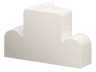 Brick, Modified 1 x 4 x 2 Center Stud Top
