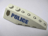 Wedge 6 x 2 Right with Bolts, Blue 'POLICE', and World City Gold Police Badge Pattern